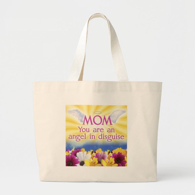 Engel in der Verkleidung Jumbo Stoffbeutel (Vorne)