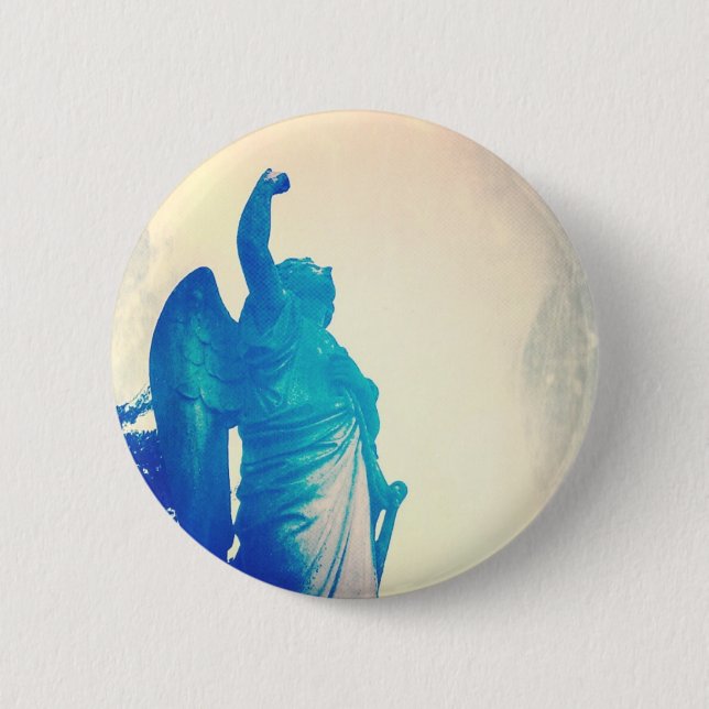 Engel in einem Sturm Button (Vorderseite)