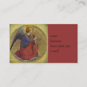 Engel in Gold Visitenkarte