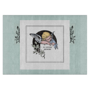 Engel in Love Memory, anpassbar, Vintag Schneidebrett