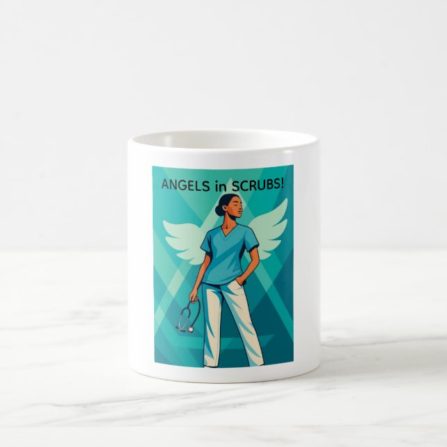 Engel in OP-Kleidung! Tasse (Mittel)