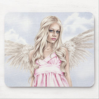 Engel in rosa Mousepad