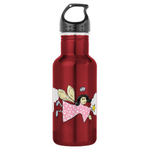 Engel in Rosa Trinkflasche