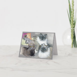 Engel in unseren Lives Aquarell-Gemälden Karte