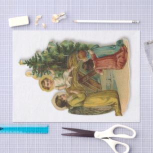 Engel & Jesus Christliches Weihnachten Kinder Seidenpapier