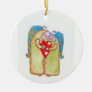 Engel Keramik Ornament