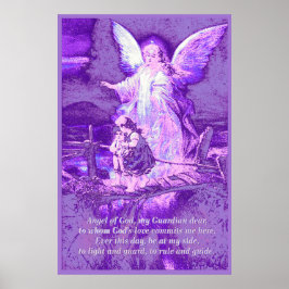 Engel, Kinder, Brücke, Gedicht Poster