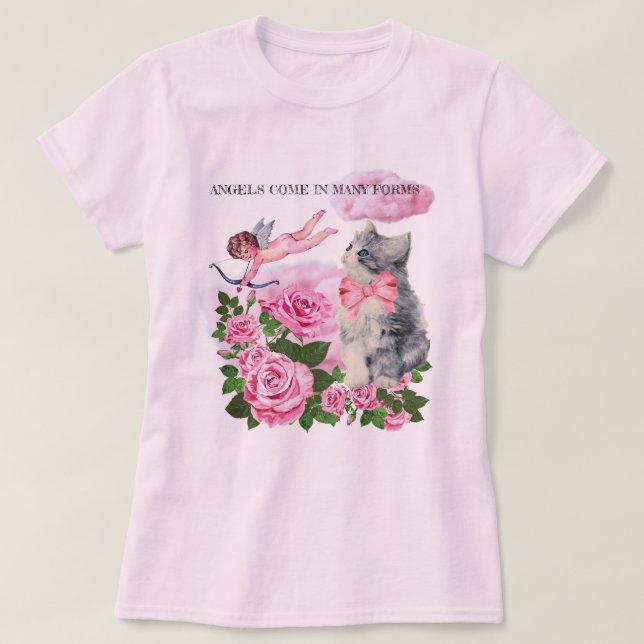 Engel kommen in vielen Formen Shirt von Keshet (Design vorne)