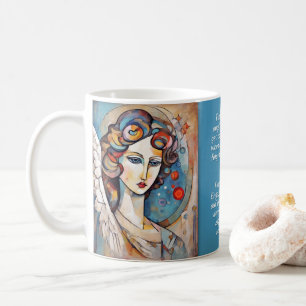 Engel Kunst & Sprüche Nr. 2 von 12 verschiedenen T Kaffeetasse