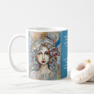 Engel Kunst & Sprüche Nr. 5 von 12 verschiedenen T Kaffeetasse
