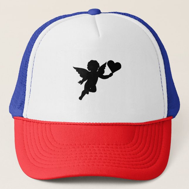 Engel Liebe T Shirts Truckerkappe (Vorderseite)