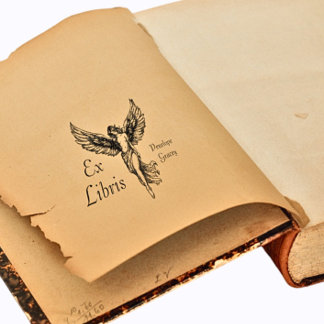 Engel-Linienzeichnung Gummistempel