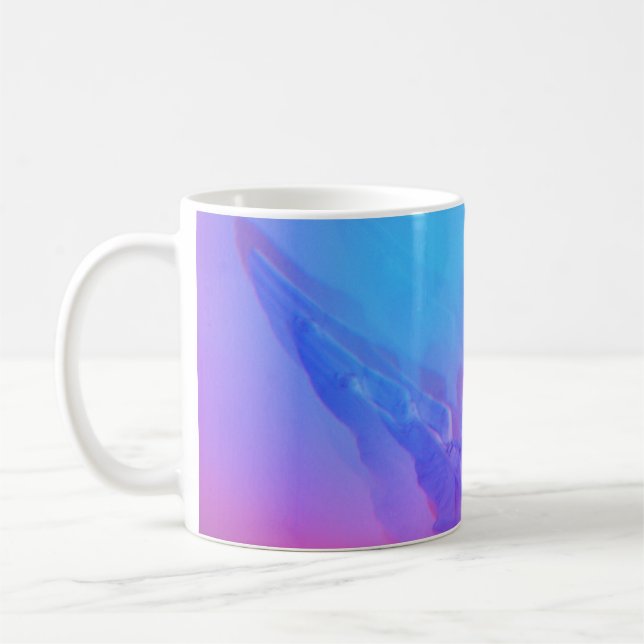 Engel Michael Psychodelisch Kaffeetasse (Links)