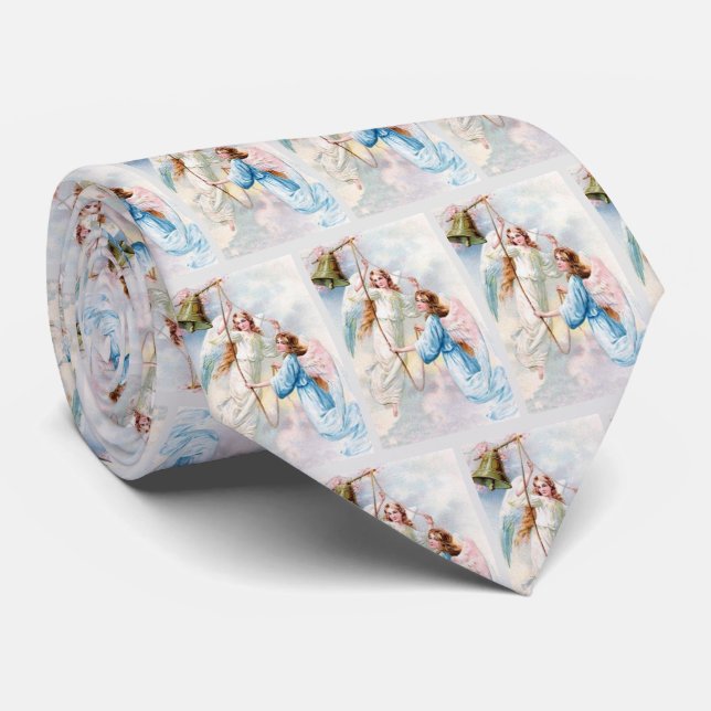 Engel mit Bell Neck Tie Krawatte (Gerollt)