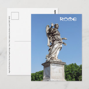 Engel mit den Nägeln auf der Brücke Sant'Angelo -  Postkarte