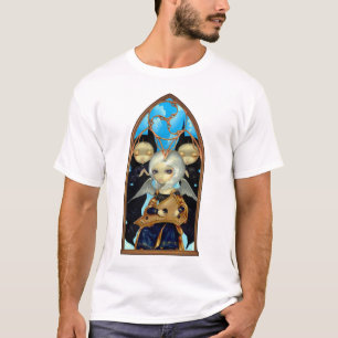 Engel mit einer gotischen Musik Psaltery SHIRTS