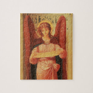 Engel mit einer Schriftrolle von John Melhuish Str Puzzle