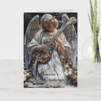 Engel mit Gitarrenweihnachtsfest