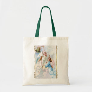 Engel mit Glocke Tragetasche