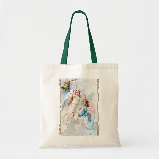 Engel mit Glocke Tragetasche (Vorne)