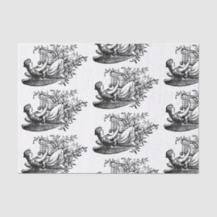 Engel mit Harn- und Flora-Gewebe Seidenpapier