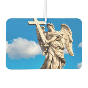 Engel mit Kreuz Autolufterfrischer