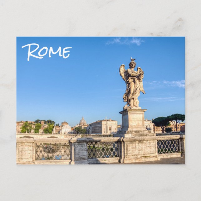 Engel mit Krone von Thorns - Sant'Angelo, Rom Postkarte (Vorderseite)