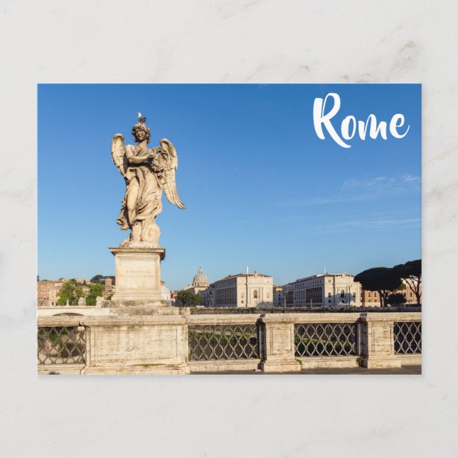 Engel mit Krone von Thorns - Sant'Angelo, Rom Postkarte (Vorderseite)
