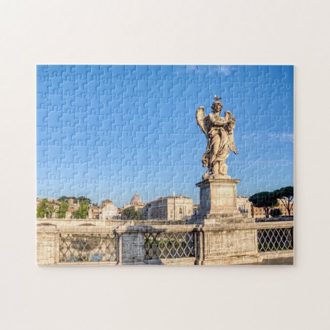 Engel mit Krone von Thorns - Sant'Angelo, Rom Puzzle (Horizontal)
