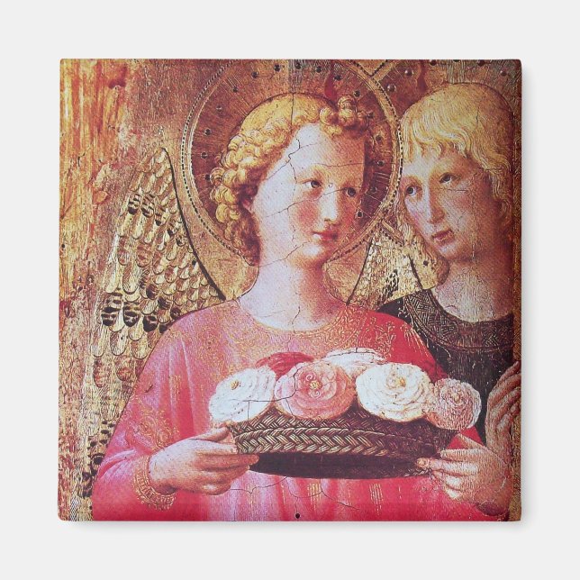 ENGEL MIT ROSEN MAGNET (Vorne)