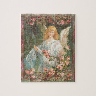 Engel mit Rosen Puzzle