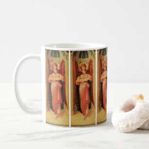 Engel mit Scroll von John Melhuish Strudwick Kaffeetasse