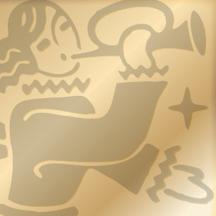 Engel mit Trompete Weihnachten gefaltete Weihnacht