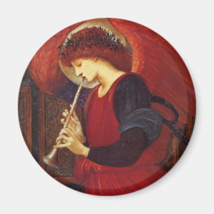 Engel mit Trumpet, Burne-Jones Fine Art Magnet