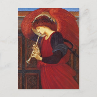 Engel mit Trumpet, Burne-Jones Fine Art Postkarte