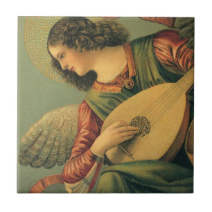 Engel Musiker, Melozzo da Forli, Renaissance-Kunst Fliese