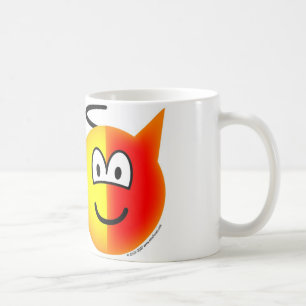 Engel oder Teufel Emoticon Tasse