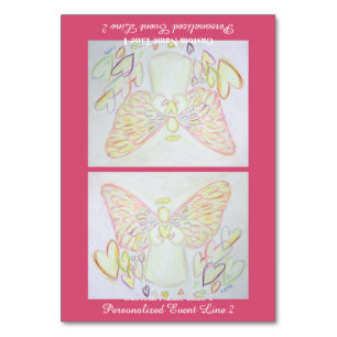 Engel of Hearts Inspirational Custom Table Zent Tischnummer