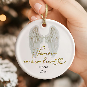 Engel-Personalisierungsgedenk-Schmuck Keramik Ornament
