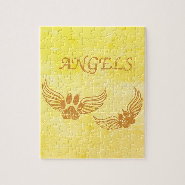 Engel-Pfoten Puzzle (Vertikal)