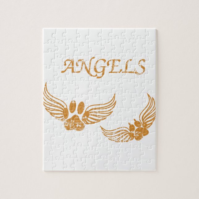 Engel-Pfoten Puzzle (Vertikal)