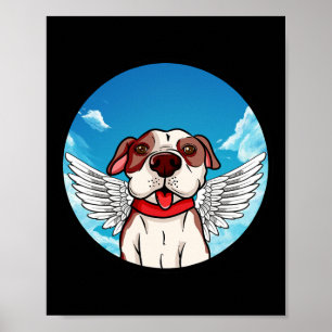 Engel Pitbull Stafford Bully Bulldogge Poster