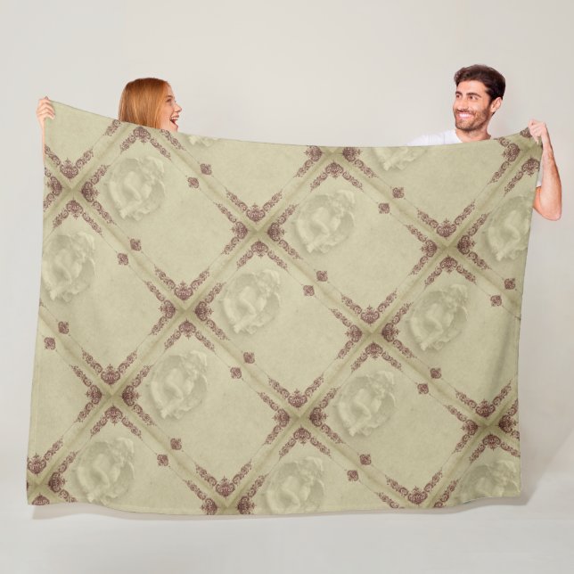 Engel-Postkarte Fleece-Blanken Fleecedecke (Beispiel)