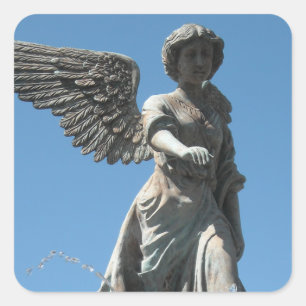 Engel Quadratischer Aufkleber