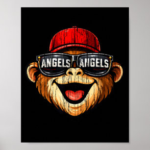 Engel Retro-Geschenk für Männer Frauen Jungen Mädc Poster