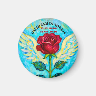Engel Rose Beileid Magnet