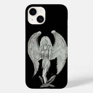 Engel - Schwarz-Weiß-Design Case-Mate iPhone 14 Hülle