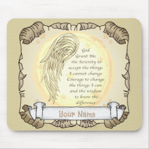 Engel Serenity Gebet  Mousepad