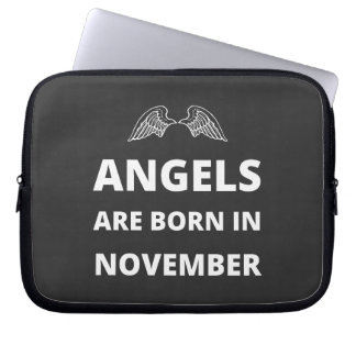 Engel sind im November geboren Laptopschutzhülle