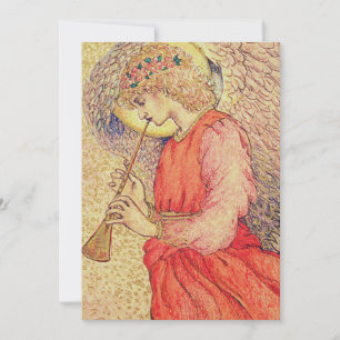 Engel spielt Flageolet Feiertagskarte